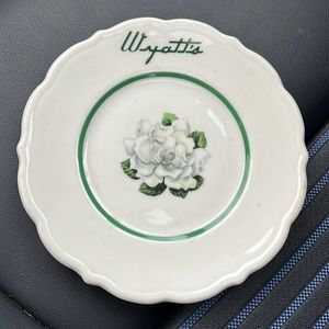 Wyatts bread plate. 6.5” Syracuse USA